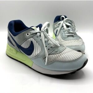 NIKE‎ Air Sneakers Women's Size 7 Light Blue Navy Running Athletic Shoes